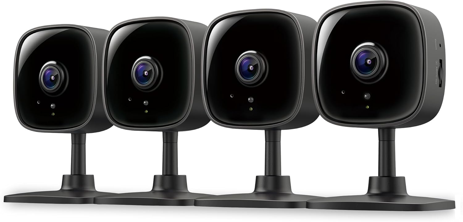 TP-Link Tapo 1080P Indoor Security Camera for Baby Monitor, Dog Camera w/Motion Detection, 2-Way Audio Siren, Night Vision, Cloud & SD Card Storage, Works w/Alexa & Google Home (Tapo C100)