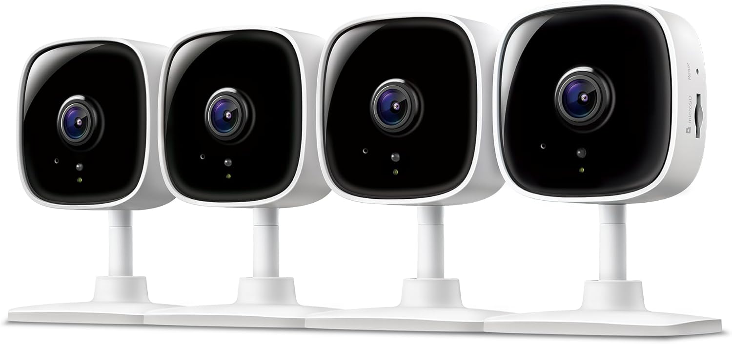 TP-Link Tapo 1080P Indoor Security Camera for Baby Monitor, Dog Camera w/Motion Detection, 2-Way Audio Siren, Night Vision, Cloud & SD Card Storage, Works w/Alexa & Google Home (Tapo C100)